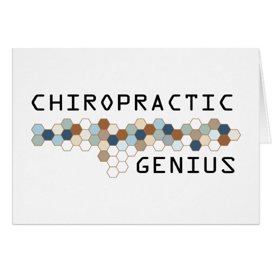 Chiropractic Genius Cards (Front Horizontal)