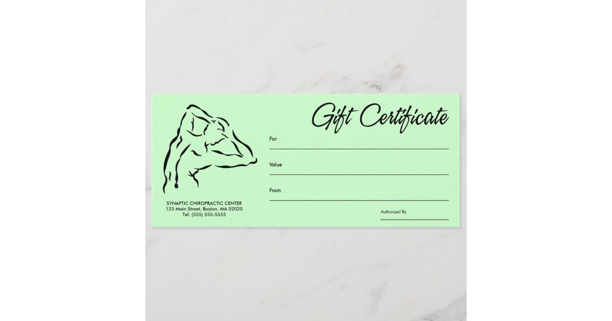 chiropractic-gift-certificates-zazzle