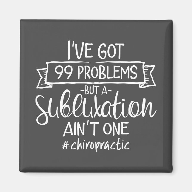 Chiropractic Gift, Chiropractor Gift, Chiropractic Magnet (Front)