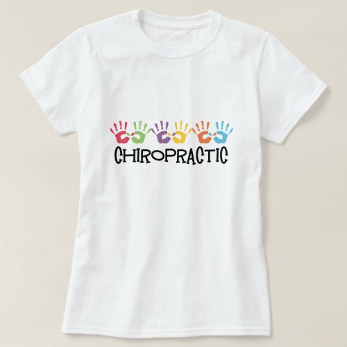 Chiropractic Hand Prints T-Shirt