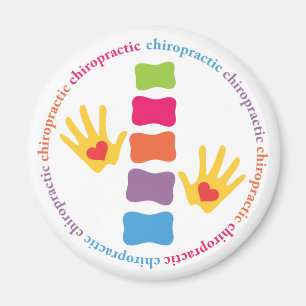 Chiropractic Hands and Spine Magnet