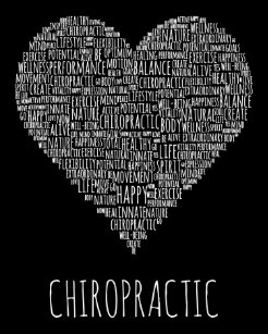 heart shaped words art