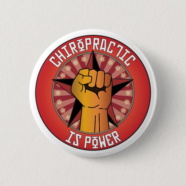 Chiropractic Is Power Button (Front)