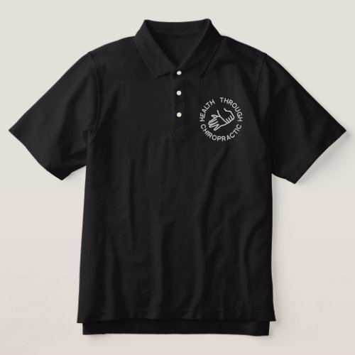 Chiropractic Logo Embroidered Polo