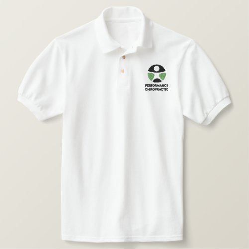 Chiropractic Logo Embroidered Polo Shirt