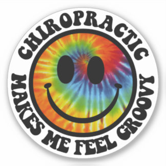 Chiropractic Makes Me Feel Groovy Sticker