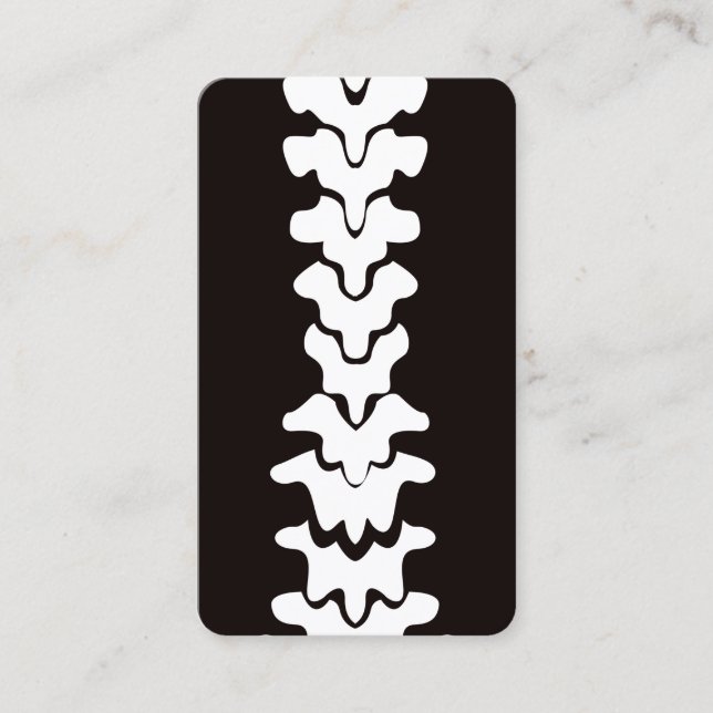 Chiropractic Manual Therapist Business Card (Front)