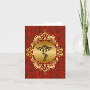 Chiropractic Medical Symbol Thank You Card