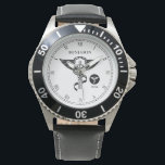 Chiropractic Medicine Personalized Name Watch<br><div class="desc">Elegant and professional personalized watch tailored to a Chiropractic Professional.</div>