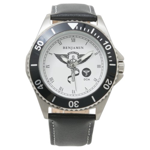 Chiropractic Medicine Personalized Name Watch