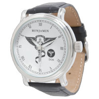 Chiropractic Medicine Symbol | Custom Name Watch