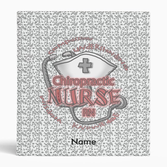Chiropractic Nurse 3 Ring Binder (Front)