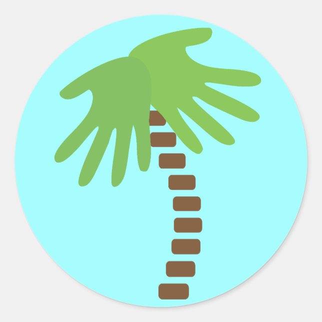 Chiropractic Palm Tree Stickers (Front)