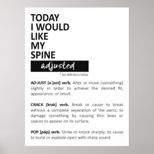 Chiropractic Poster, Chiropractic Art, Chiro Poster