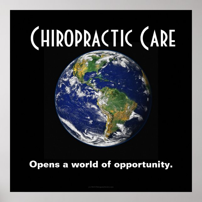 Chiropractic Poster: Opens A World of Opportunity Poster (Front)