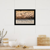 Chiropractic Quotes & Sayings Nature Poster (Kitchen)