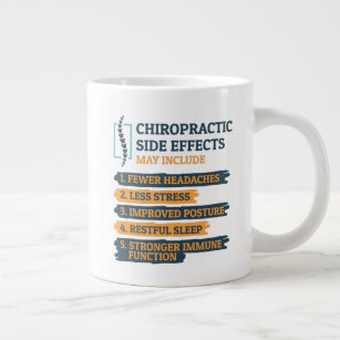 Chiropractic Side Effects Funny Chiropractor Giant Coffee Mug