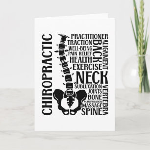 Chiropractic Spine Therapist Chiro Chiropractor Card