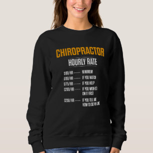 Chiropractic Spine Treatment Spinal Chiropractor   Sweatshirt