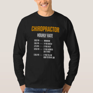 Chiropractic Spine Treatment Spinal Chiropractor T-Shirt
