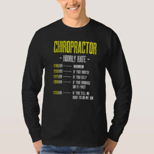 Chiropractic Spine Treatment Spinal Chiropractor T-Shirt