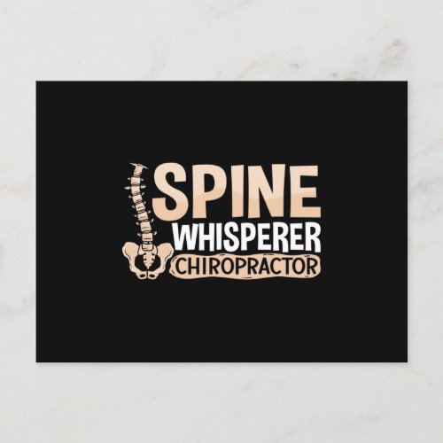 Chiropractic Spine Whisperer Chiropractor Chiro Postcard