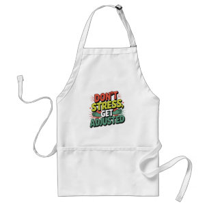 Chiropractic Stress Relief Back Adjustment Gift Adult Apron