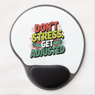 Chiropractic Stress Relief Back Adjustment Gift Gel Mouse Pad