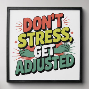 Chiropractic Stress Relief Back Adjustment Gift Peel And Stick Photo Tile