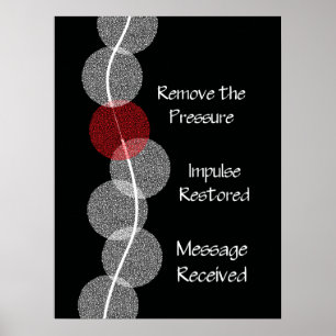 Chiropractic Subluxation Nerve Impingement Poster