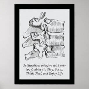 Chiropractic Subluxation Quote Poster