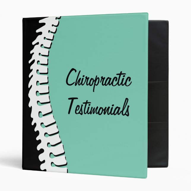 Chiropractic Testimonials Avery Signature Binder (Front/Inside)