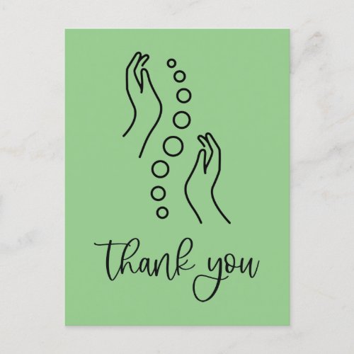 Chiropractic Thank You Card