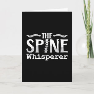 Chiropractic The Spine Whisperer Chiropractor Card