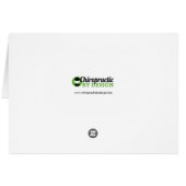 Chiropractic Word Collage Chalkboard (Back Horizontal)