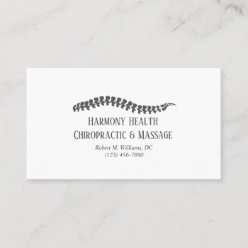 Chiropracticor Business Card by olicheldesign at Zazzle
