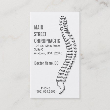 Chiropractor / Appointment Card