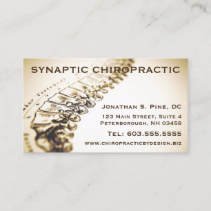 Chiropractor Appointment Cards