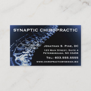 Chiropractor Appointment Cards