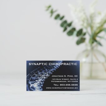 Chiropractor Appointment Cards | Zazzle