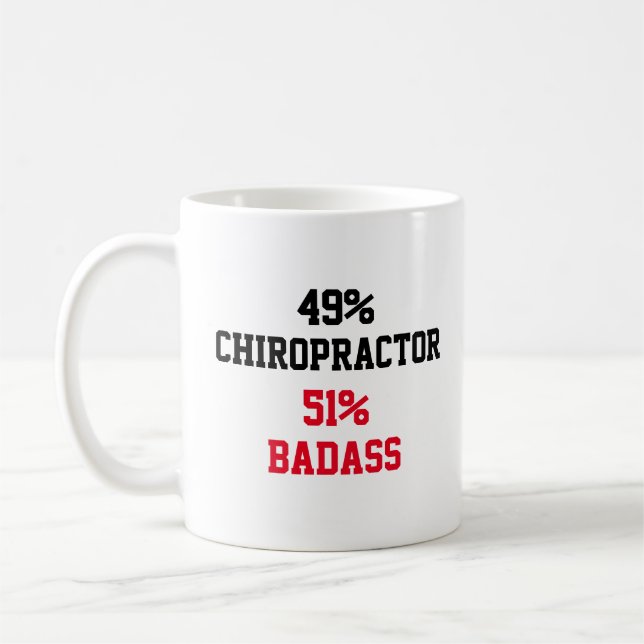 Chiropractor Badass Coffee Mug (Left)