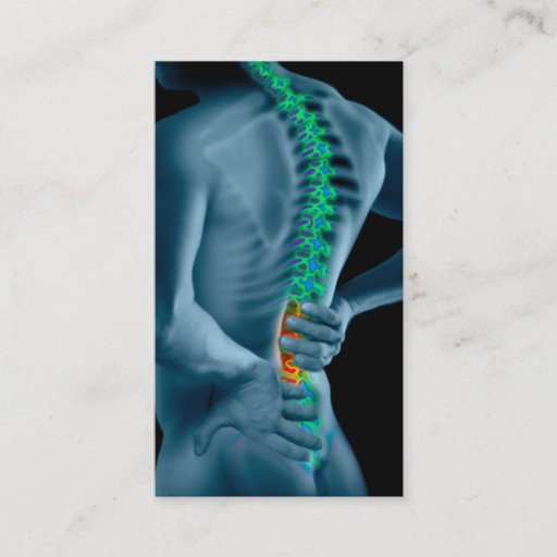 Customizable Chiropractor Business Card