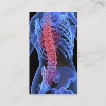 Chiropractor Business Card3 Business Card by josephspallone at Zazzle