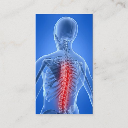 Customizable Chiropractor Business Card5