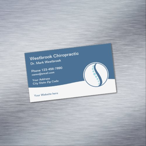 Chiropractor Business Card Magnets