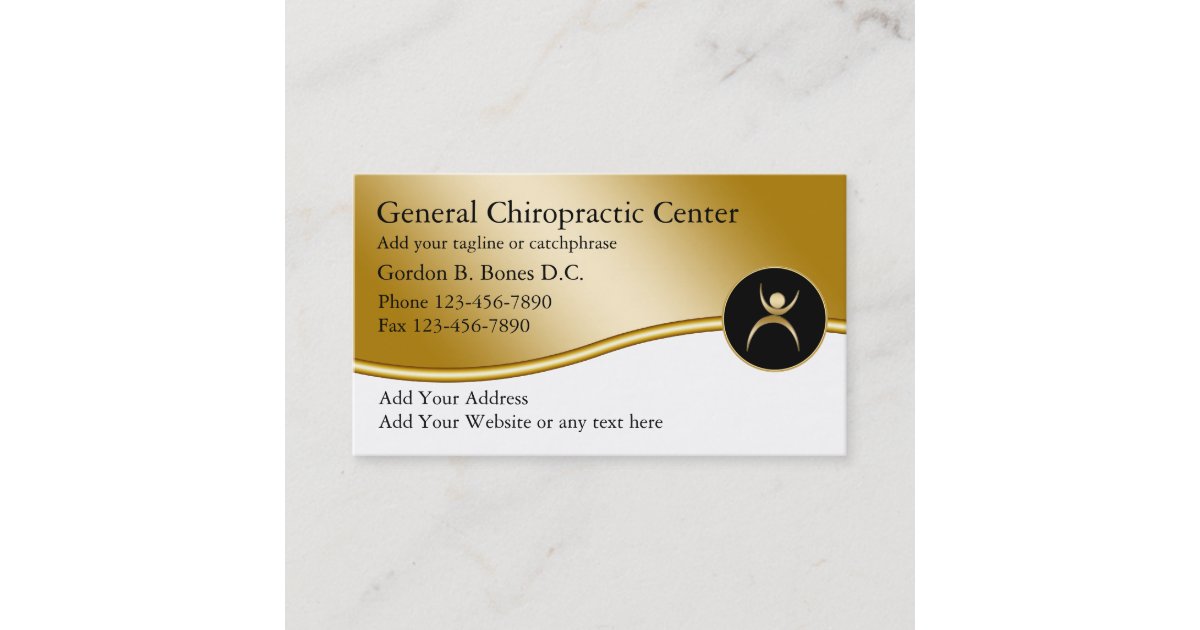 Chiropractor Business Card Magnets, Zazzle