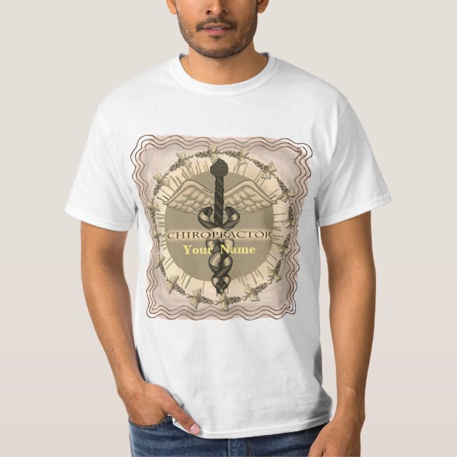 Chiropractor Caduceus T-Shirt (Front)