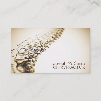 Chiropractor  Chiropractic  Health Business Card by ArtisticEye at Zazzle