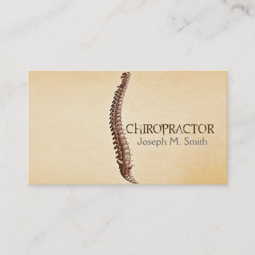 Chiropractor, Chiropractic, Health Business Card