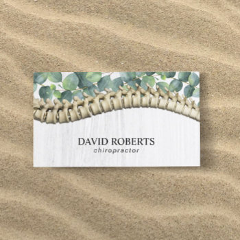 Chiropractor Chiropractic Healthy Spine Therapist Business Card by cardfactory at Zazzle